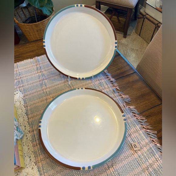 Dansk Dining Dansk Mesa White Sand Dinnerplates Set Of 2 12 Poshmark